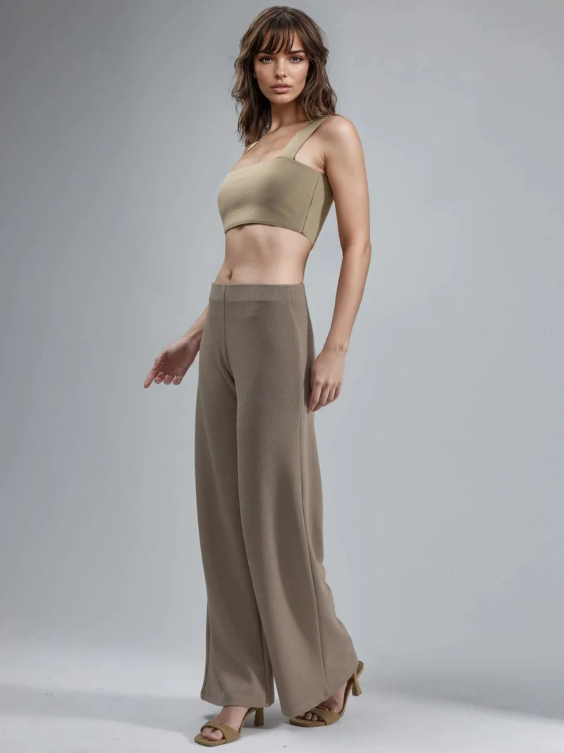 بوسيم BUSEM Straight Leg Pull-On Pants